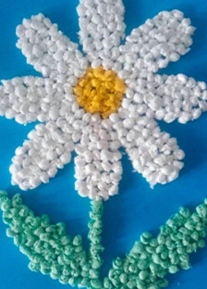 Картина из салфеток. Творческая мастерская